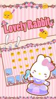 برنامه‌نما Lovely Rabbit Keyboard عکس از صفحه