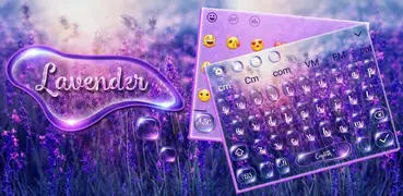 SMS Shimmer Lavender Keyboard