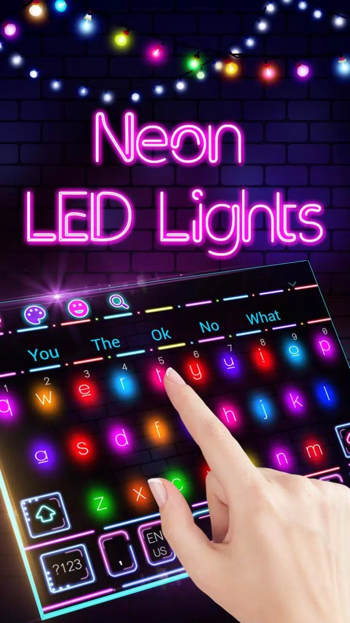 Download do APK de Neon LED acende teclado para Android