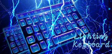 Lightning Blue Keyboard Theme