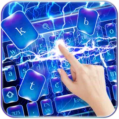 Lightning Blue Tastatur Thema APK Herunterladen