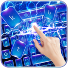 Lightning Blue Keyboard Theme icône