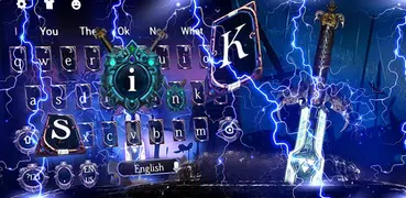 3D Lightning Sword Keyboard