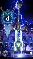 3D Lightning Sword Keyboard capture d'écran 1