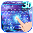 3D-Lightning-Tastatur-Thema Zeichen