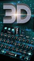 3D Tech Hologram Keyboard poster