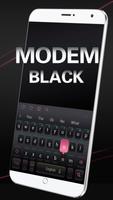 Modem Black Keyboard poster