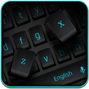 Modern Simple Black keyboard aplikacja