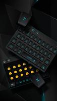 Modern Simple Black keyboard 海報