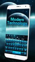 Modern Cool Blue Keyboard screenshot 2