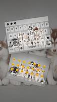 Delightful Dog Puppy Keyboard Poster