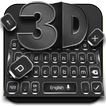 3D Matte Black Business Keyboard Theme