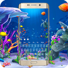 3D marine aquarium أيقونة