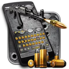 Metall-Gun-Tastatur-Thema APK Herunterladen