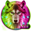 Live Neon Wolf Keyboard APK