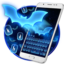 Blue Bat Keyboard Theme APK