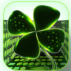 Neon Clover Weed Keyboard Zeichen