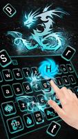 Tema Keyboard Neon Dragon screenshot 1