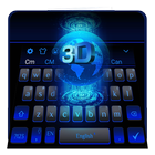 3D Neon Hologram Keyboard Theme 아이콘