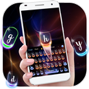 neon light keyboard red blue APK