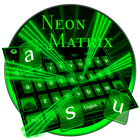 Neon-Matrix-Tastatur Zeichen
