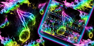 Neon Music Keyboard