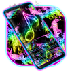 Neon-Musik-Tastatur