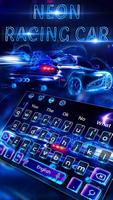 برنامه‌نما Neon Racing Car Keyboard عکس از صفحه