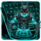 Tema del teclado 3D Neon Hero icono