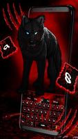 Night Blood Wolf Theme Keyboard plakat