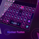 nuclear fusion keyboard purple neon pink APK