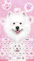 Smiling Angel Samoyed Keyboard Ekran Görüntüsü 1