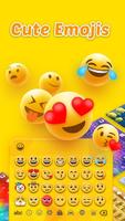 clavier emoji Affiche
