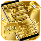 SMS Gold Bow Keyboard آئیکن