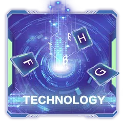 Blue Sci-fi Fantasy Keyboard Theme APK download