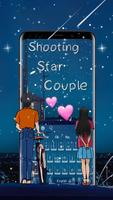 Poster Shooting star couple keyboard
