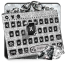 APK Silver Black Diamond  Keyboard Theme