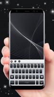 Cool black keyboard poster
