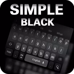 Descargar APK de Tema simple del teclado negro