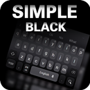 Thème clavier noir simple APK