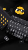 Tema simple del teclado negro captura de pantalla 1