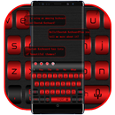 Simple Black Red Keyboard APK