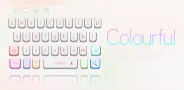 Простая красочная клавиатура