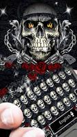 Skull Cool Keyboard poster