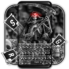 Kafatası Grim Reaper Klavye simgesi