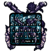 Skull Gun Black Rose Keyboard