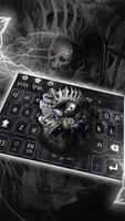 Death Skull Gun Keyboard Ekran Görüntüsü 1