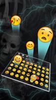 Death Skull Gun Keyboard Ekran Görüntüsü 2