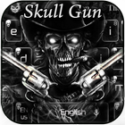 Skull two Gun Keyboard иконка