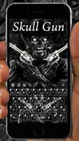 Skull two Gun Keyboard syot layar 1